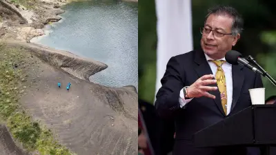 Presidente Petro alerta sobre mínimo histórico en embalse Chuza que abastece a Bogotá