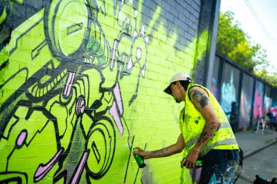 Primera batalla de graffiti en Cali: arte urbano transforma muros de San Luis