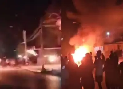 Protestas en Cuba: Manifestantes incendian sede del Partido Comunista en Morón