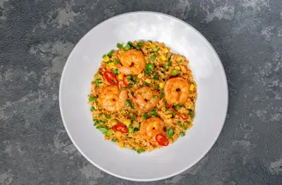 Receta de Arroz con Camarones y Mariscos con Leche de Coco: Un Sabor Caribeño