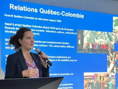 Representante de Quebec promueve el francés en Bucaramanga durante el Mes de la Francofonía