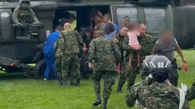 Rescate de cinco niños en Caquetá: Ejército los halló escondidos de alias Calarcá