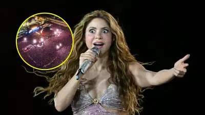 Shakira reúne a 300.000 personas en histórico concierto gratuito en el Zócalo de México