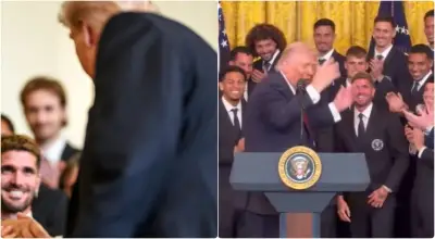 Trump bromea sobre apariencia de De Paul en visita del Inter Miami a la Casa Blanca