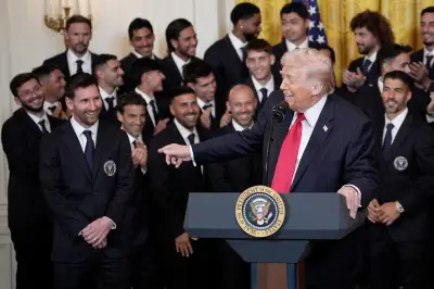 Trump recibe al Inter Miami en la Casa Blanca y compara a Messi con Pelé