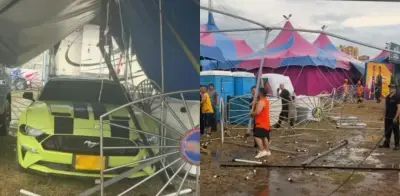 Vendaval en Neiva sacude circo Hermanos Gasca: 'Nunca había sentido tanto miedo'