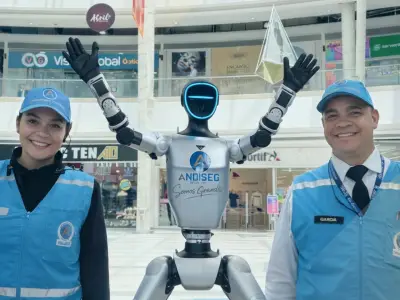 Vicente, el robot humanoide con IA que patrulla Bogotá para reforzar la seguridad ciudadana