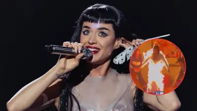 Video viral de mujer en llamas genera alarma sobre seguridad de Katy Perry en rodaje