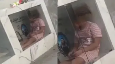 Video viral de niña en tumba de su madre conmueve redes sociales y genera debate