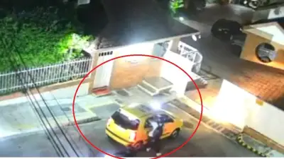 Vigilante frustra intento de hurto a pasajero de taxi en conjunto residencial de Bucaramanga
