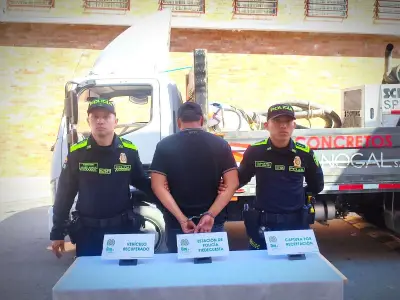 Violento asalto a empresa de concreto en San Gil: capturan a dos ladrones y recuperan vehículos