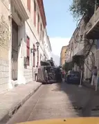 Accidente en Cartagena: Vehículo volcado tras presunto paro cardíaco del conductor