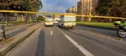 Accidente entre camión y vehículo particular bloquea entrada norte de Bogotá