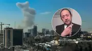Analista israelí interrumpe entrevista en vivo por alarma de misiles en Tel Aviv
