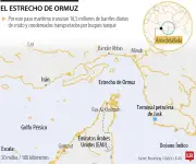Ataques a buques petroleros en el Golfo Pérsico paralizan el tráfico por el estratégico estrecho de Ormuz