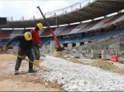 Barranquilla inicia siembra de césped en estadio para final de Copa Sudamericana 2026