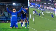 Blooper de arquero de Fortaleza permite empate de Millonarios en partido con homenaje a Castrillón