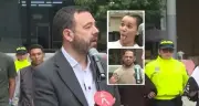 Capturados en Bogotá desatan polémica con burlas a Galán durante presentación judicial