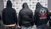 Capturan a banda de 'rompevidrios' en Bogotá tras intensa persecución policial