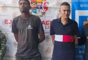 Capturan a dos presuntos integrantes del Clan del Golfo en zona rural de Plato, Magdalena