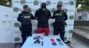 Capturan a 'El Polo' en Cartagena con 70 kilos de marihuana y armas de fuego