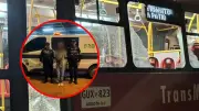 Capturan a hombre que atacaba buses de TransMilenio con piedras si pasajeros no le daban dinero