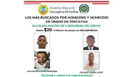 Cartagena intensifica búsqueda de 'el Mello' y 'Triple 7', señalados de crímenes violentos