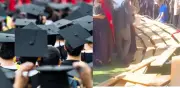 Colapso de estructura en graduación deja 33 estudiantes heridos en Universidad Iberoamericana de México