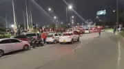 Colapso total en movilidad de Bogotá este sábado por caravana Albi Roja