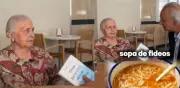Conchi, a sus 101 años, revela su secreto de longevidad: la sopa de garbanzos y espinacas