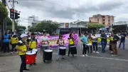 Docentes de Barrancabermeja culminan paro con marcha y logran compromisos para mejorar atención en salud