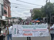 Docentes de Barrancabermeja inician paro de 72 horas por fallas en sistema de salud del magisterio
