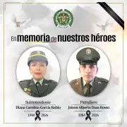 Dos policías asesinados en ataque armado en Cundinamarca mientras cumplían labores de seguridad vial