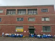 Escuela Normal de Charalá sigue en espera tras protesta por daños del vendaval de 2023