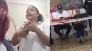 Estudiante confronta a alcalde de Ciénaga por usar celular durante reunión educativa