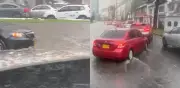 Granizada en Bogotá causa caos: inundaciones y vías cubiertas de blanco paralizan el norte