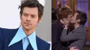 Harry Styles responde con humor y un beso a críticas de 'queerbaiting' en SNL
