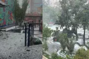 Intensa granizada azota a Bogotá: seis localidades afectadas por lluvias torrenciales