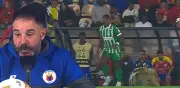 Jonathan Risueño, técnico del Pasto, simula agresión de Alfredo Morelos en partido contra Nacional