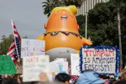 Masivas protestas 'No Kings' contra Trump sacuden EE.UU. en jornada electoral