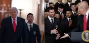 Messi y Trump se reúnen en la Casa Blanca: intercambio de camisetas y bromas sobre fútbol