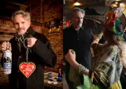 Miguel Bosé celebra su llegada a Bogotá con fiesta y música antes de concierto