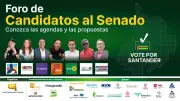 Más de 10 candidatos santandereanos aspiran al Senado en debate clave en Bucaramanga