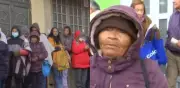 Mujer de 84 años pide limosna en Tunja por medicamentos que Nueva EPS no entrega desde enero