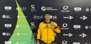 Ángel Barajas conquista el oro en barras paralelas en la Copa del Mundo de Gimnasia de Azerbaiyán