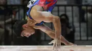Ángel Barajas conquista medalla de oro en barras paralelas en la Copa Mundo de Baku