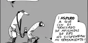 Paciente preocupado: la caricatura que refleja la crisis del sistema de salud colombiano