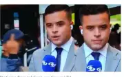 Periodista de Noticias Caracol recibe gesto ofensivo en transmisión electoral en vivo