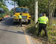 Policías evitan tragedia en Turbaco tras falla de frenos en camión descontrolado