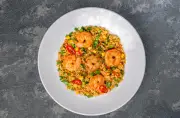 Receta de Arroz con Camarones y Mariscos con Leche de Coco: Un Sabor Caribeño